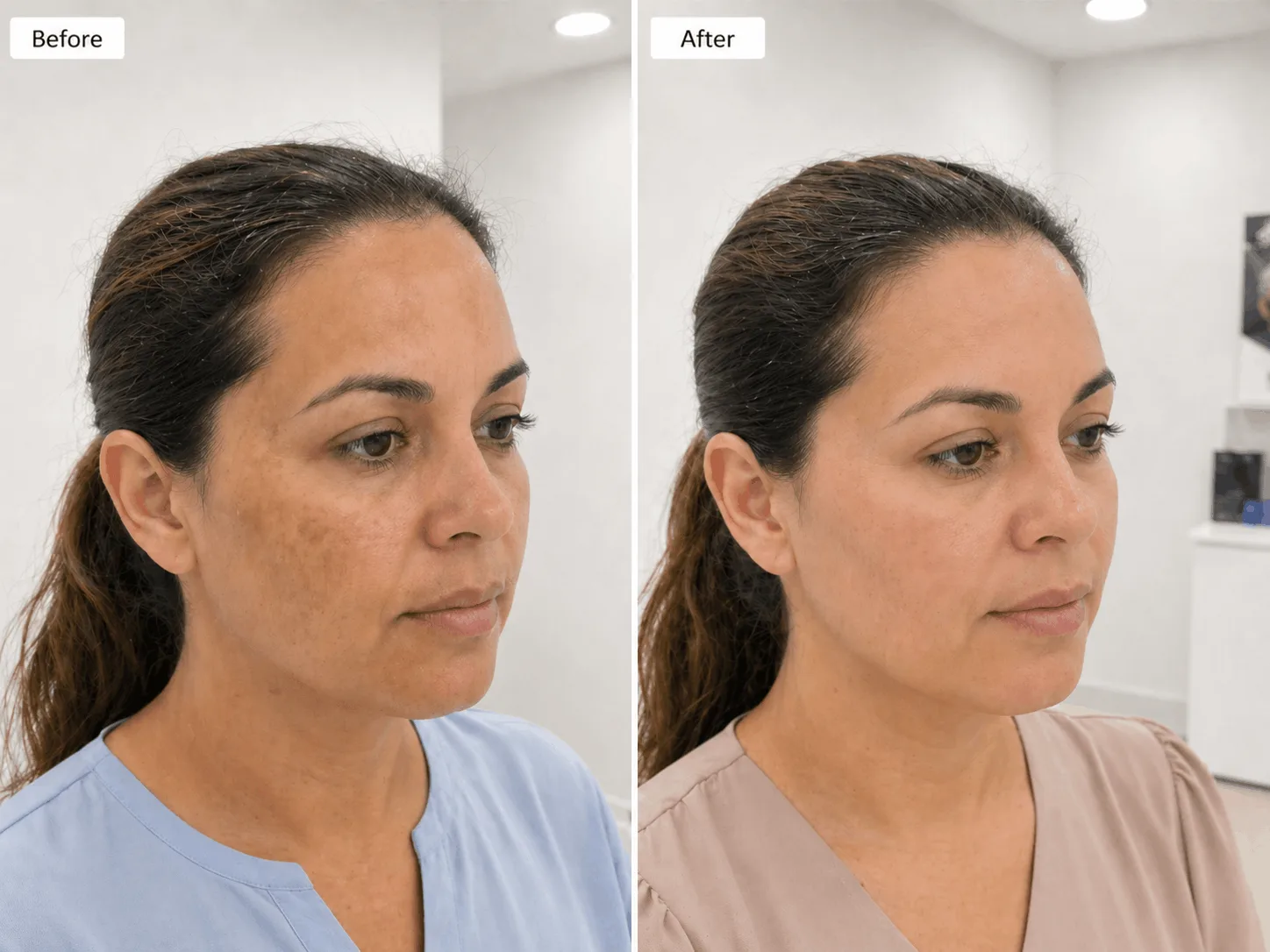 cosmelan peel before ater (1)